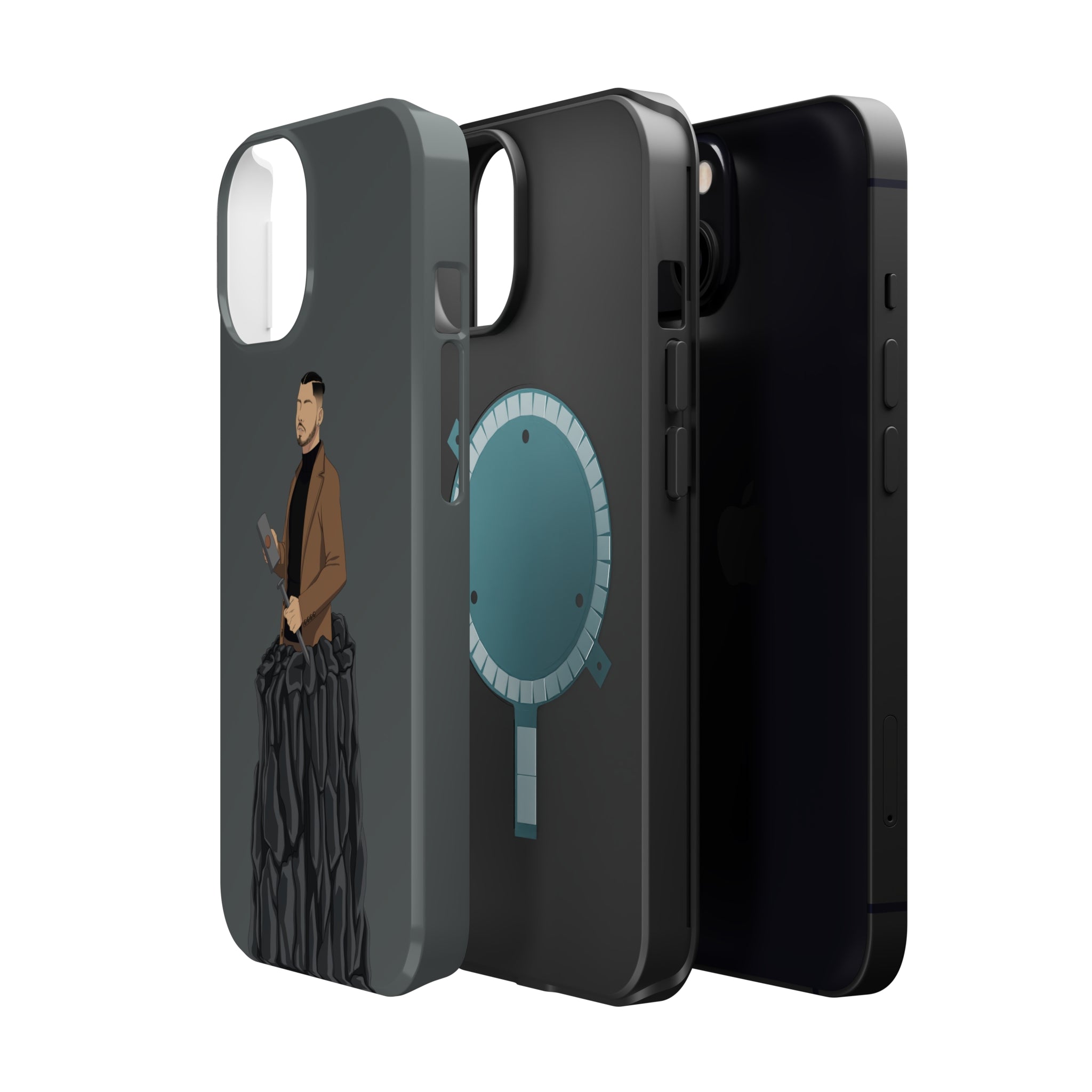 A person working hard to better his/herself - MagSafe Tough Case - Man #14 - Breakthrough Collection