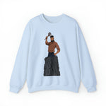 A person working hard to better his/herself - Self-Made Sweatshirt Heavy Blend™ Crewneck - Man #9 - Breakthrough Collection