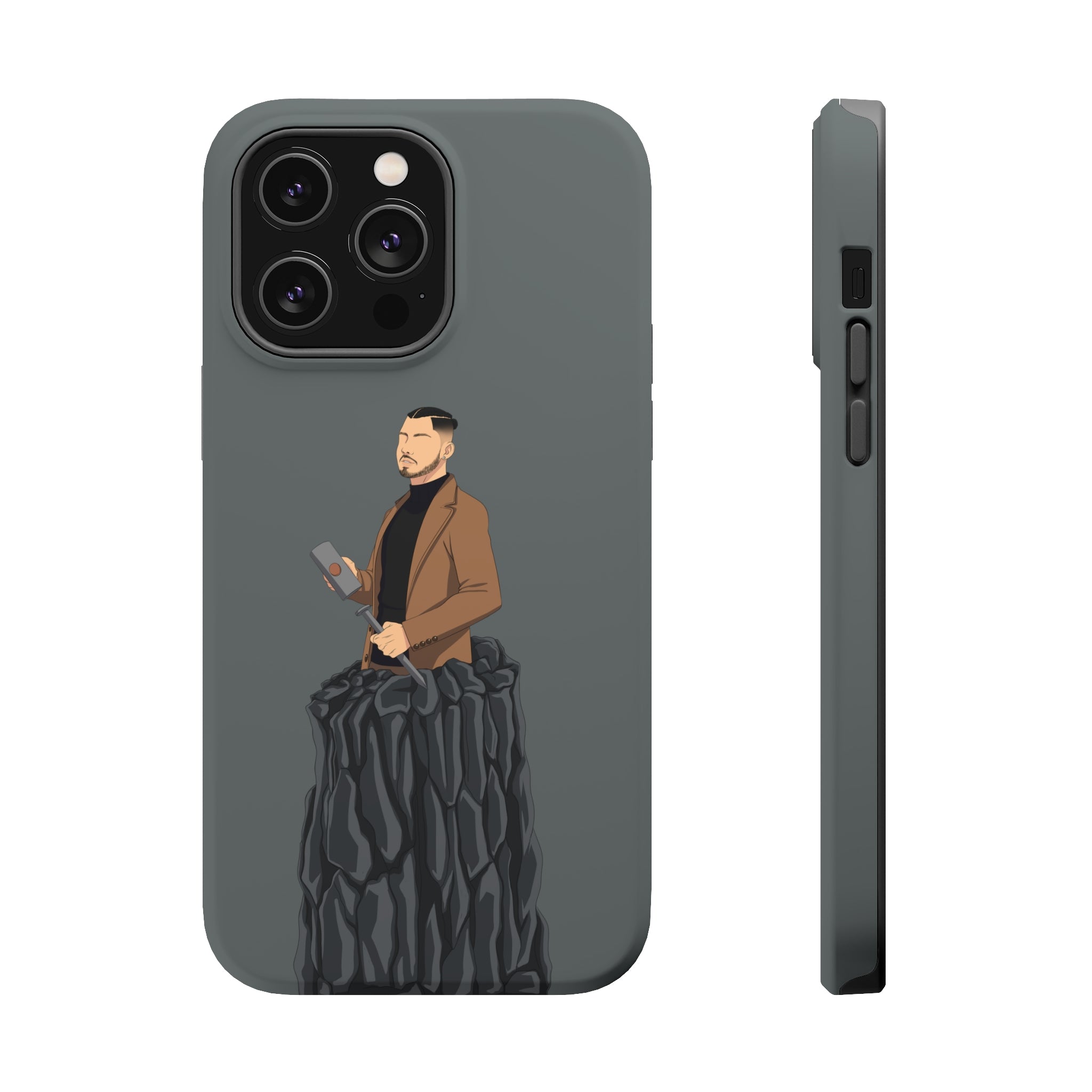 A person working hard to better his/herself - MagSafe Tough Case - Man #14 - Breakthrough Collection
