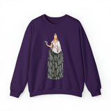 A person working hard to better his/herself - Self-Made Sweatshirt Heavy Blend™ Crewneck - woman #11 - Breakthrough Collection