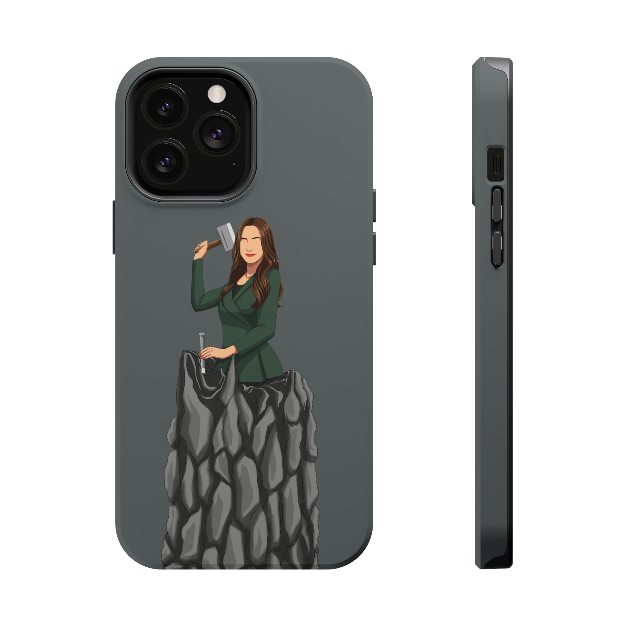 A person working hard to better his/herself - MagSafe Tough Case - self-made woman #5 - Breakthrough Collection