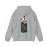 A person working hard to better his/herself - Heavy Blend™ Self-Made Hoodie - woman #1 - Breakthrough Collection
