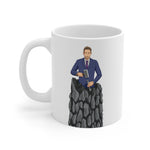 A person working hard to better his/herself - Ceramic Mug 11oz - Self-Made Man #8 - Breakthrough Collection