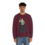 A person working hard to better his/herself - Heavy Blend™ Crewneck Sweatshirt - Man #15 - Breakthrough Collection