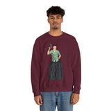 A person working hard to better his/herself - Heavy Blend™ Crewneck Sweatshirt - Man #15 - Breakthrough Collection