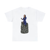 A person working hard to better his/herself - Heavy Cotton Self-Made T-shirt - self-made woman #2 - Breakthrough Collection