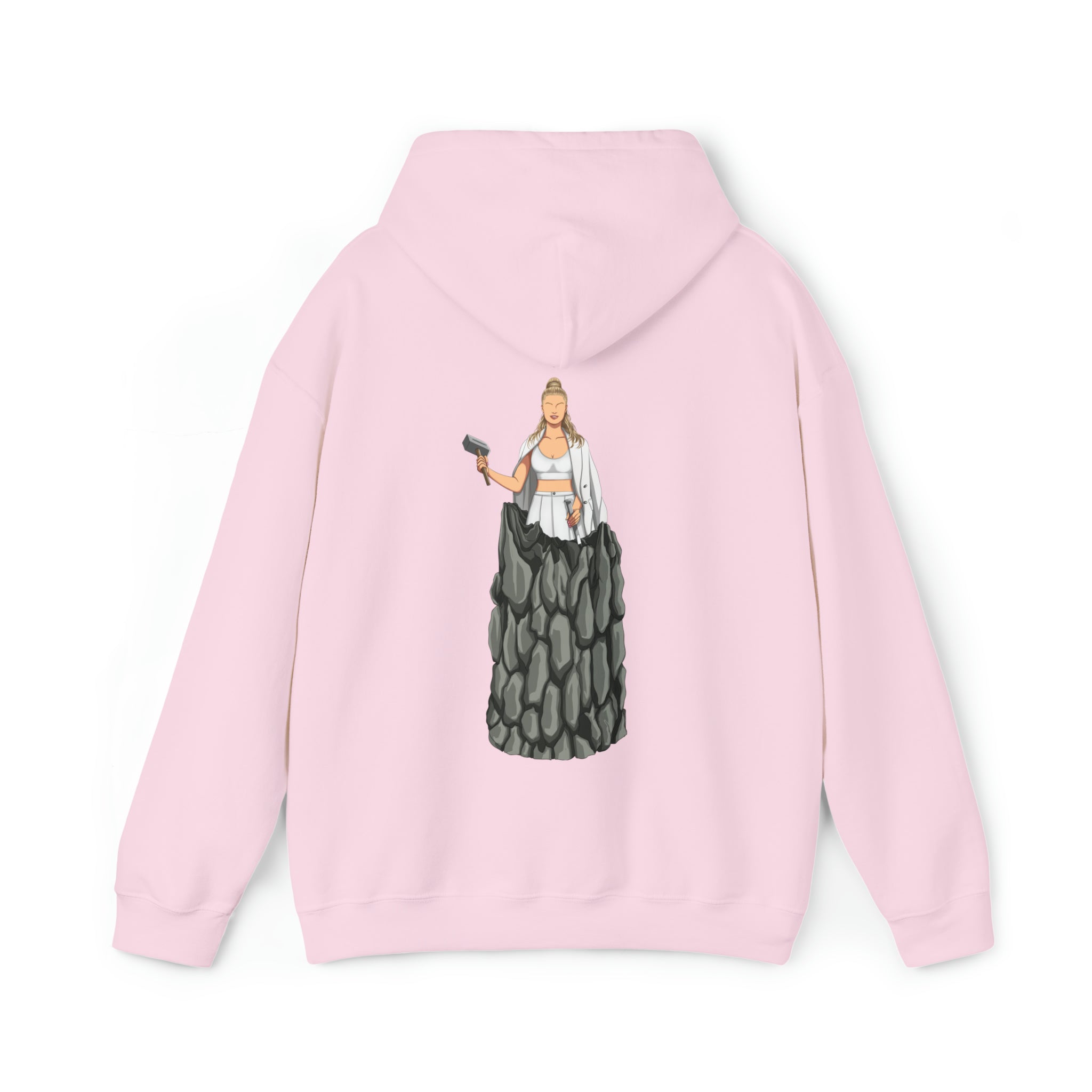 A person working hard to better his/herself - Heavy Blend™ Self-Made Hoodie - Woman #11