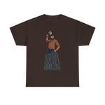 A person working hard to better his/herself - Heavy Cotton Self-Made T-shirt - Self-Made Man #9 - Breakthrough Collection