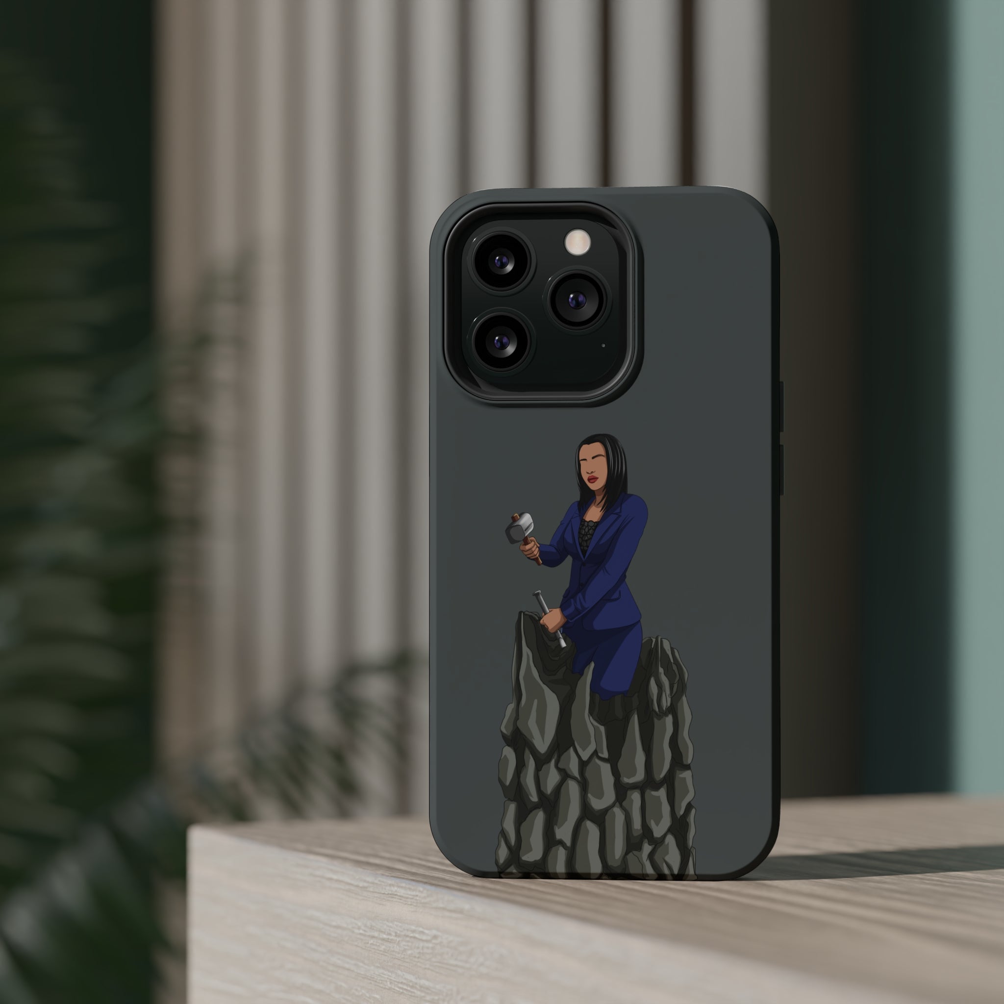 A person working hard to better his/herself - MagSafe Tough Case - self-made woman #2 - Breakthrough Collection