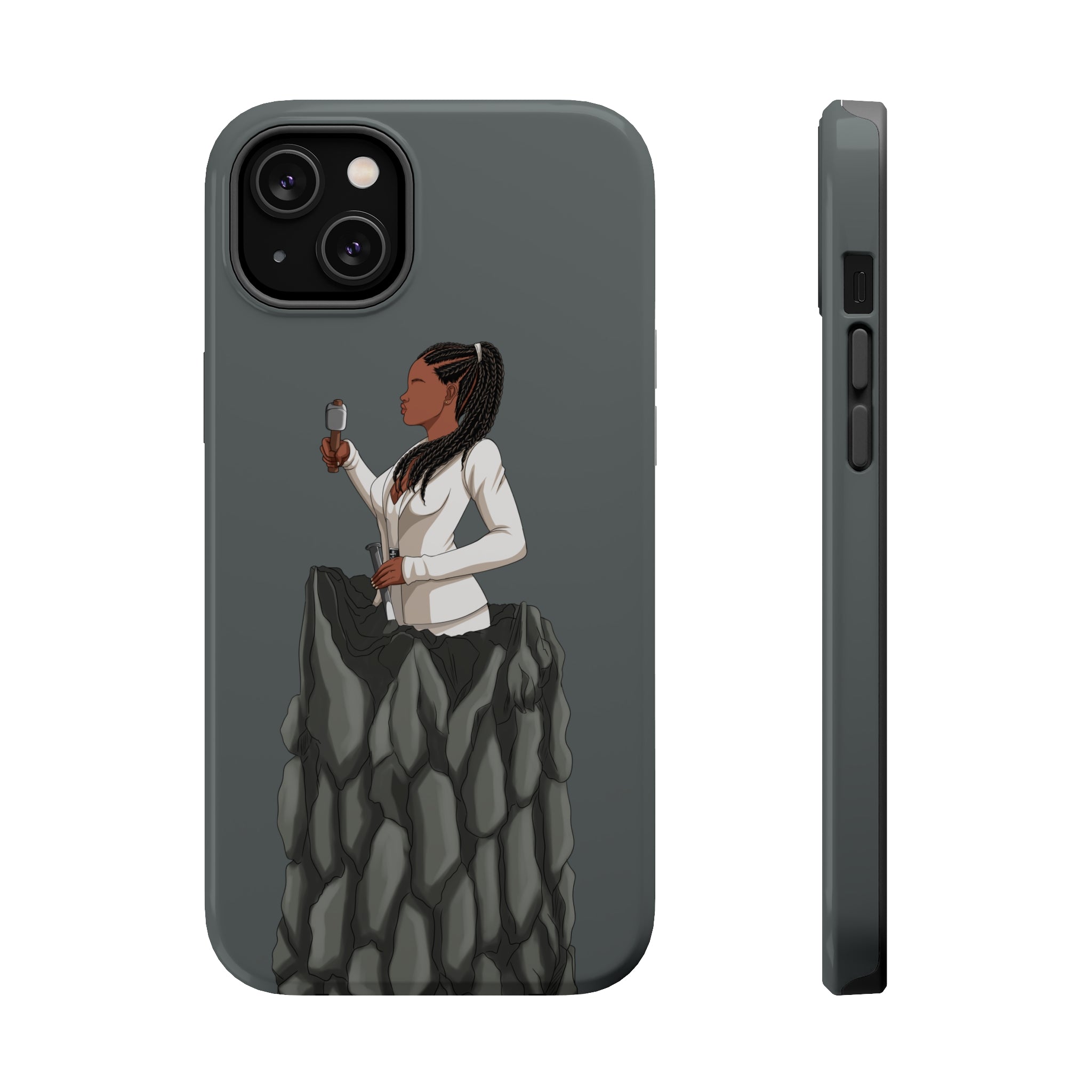 A person working hard to better his/herself - MagSafe Tough Case - self-made woman #4 - Breakthrough Collection