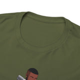 A person working hard to better his/herself - Heavy Cotton Self-Made T-shirt - Self-Made Man #6 - Breakthrough Collection