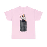 A person working hard to better his/herself - Heavy Cotton Self-Made T-shirt - Woman #14