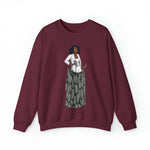 A person working hard to better his/herself - Self-Made Sweatshirt Heavy Blend™ Crewneck - woman #12 - Breakthrough Collection