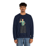 A person working hard to better his/herself - Heavy Blend™ Crewneck Sweatshirt - Man #15 - Breakthrough Collection