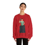 A person working hard to better his/herself - Heavy Blend™ Crewneck Sweatshirt - Man #15 - Breakthrough Collection