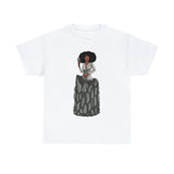 A person working hard to better his/herself - Heavy Cotton Self-Made T-shirt - self-made woman #6 - Breakthrough Collection