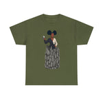 A person working hard to better his/herself - Heavy Cotton Self-Made T-shirt - self-made woman #10 - Breakthrough Collection