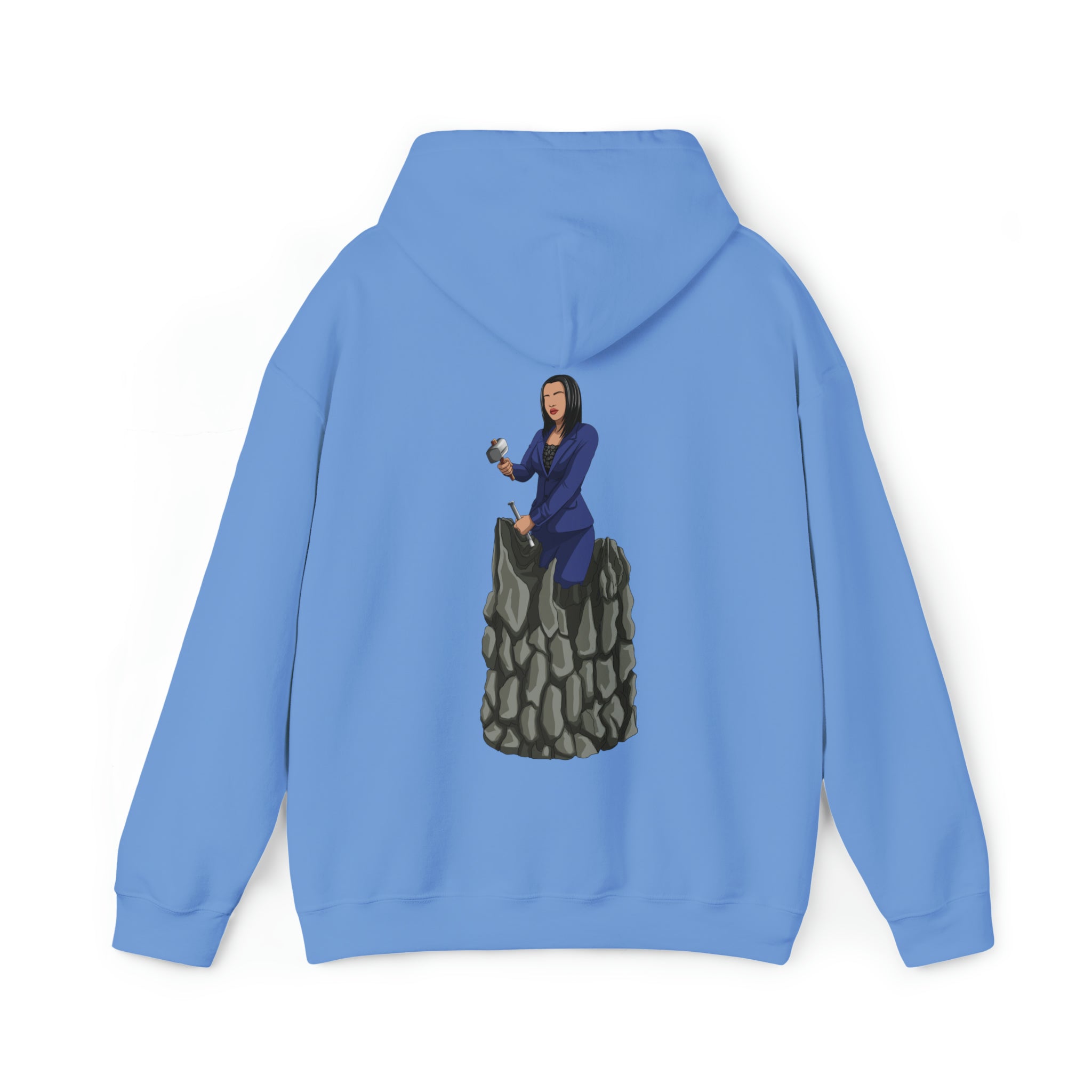 A person working hard to better his/herself - Heavy Blend™ Self-Made Hoodie - Woman #2