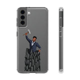 A person working hard to better his/herself - Clear Case - Self-Made Man #1 - Breakthrough Collection
