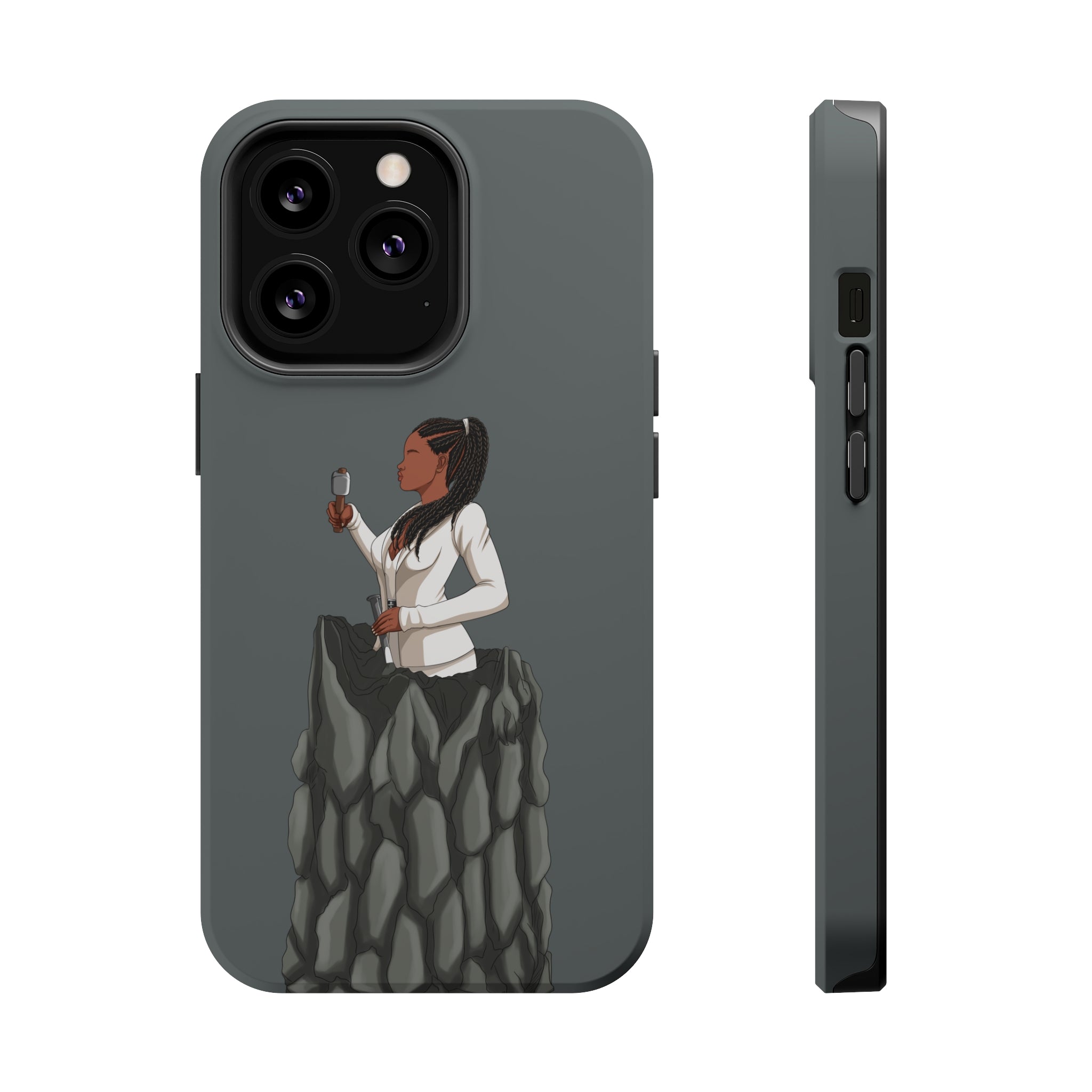 A person working hard to better his/herself - MagSafe Tough Case - self-made woman #4 - Breakthrough Collection