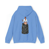 A person working hard to better his/herself - Heavy Blend™ Self-Made Hoodie - woman #1 - Breakthrough Collection