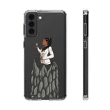 A person working hard to better his/herself - Clear Case - Self-Made Woman #4 - Breakthrough Collection