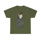 A person working hard to better his/herself - Heavy Cotton Self-Made T-shirt - self-made woman #4 - Breakthrough Collection