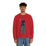 A person working hard to better his/herself - Self-Made Sweatshirt Heavy Blend™ Crewneck - woman #9 - Breakthrough Collection