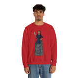 A person working hard to better his/herself - Self-Made Sweatshirt Heavy Blend™ Crewneck - woman #9 - Breakthrough Collection