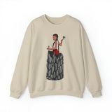 A person working hard to better his/herself - Self-Made Sweatshirt Heavy Blend™ Crewneck - woman #7 - Breakthrough Collection