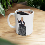 A person working hard to better his/herself - Ceramic Mug 11oz - Self-Made Woman #3 - Breakthrough Collection