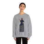 A person working hard to better his/herself - Self-Made Sweatshirt Heavy Blend™ Crewneck - woman #9 - Breakthrough Collection