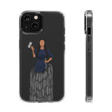 A person working hard to better his/herself - Clear Case - Self-Made Woman #9 - Breakthrough Collection