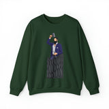 A person working hard to better his/herself - Self-Made Sweatshirt Heavy Blend™ Crewneck - Man #12 - Breakthrough Collection
