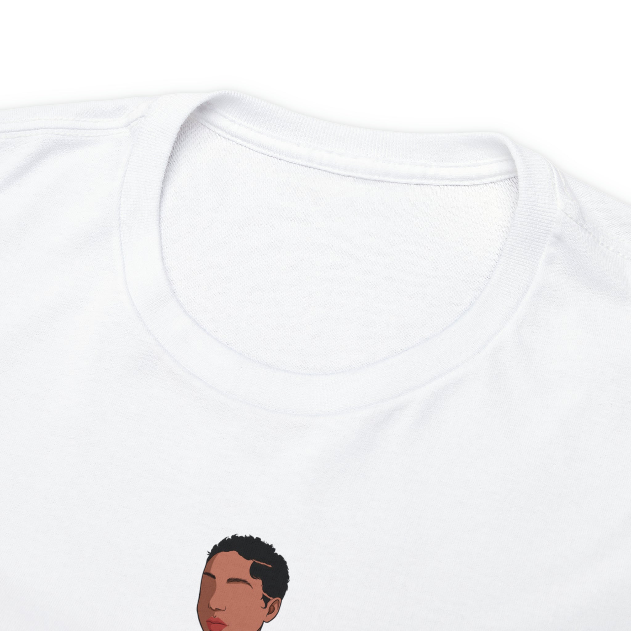 A person working hard to better his/herself - Heavy Cotton Self-Made T-shirt - self-made woman #1 - Breakthrough Collection
