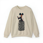 A person working hard to better his/herself - Self-Made Sweatshirt Heavy Blend™ Crewneck - woman #10 - Breakthrough Collection