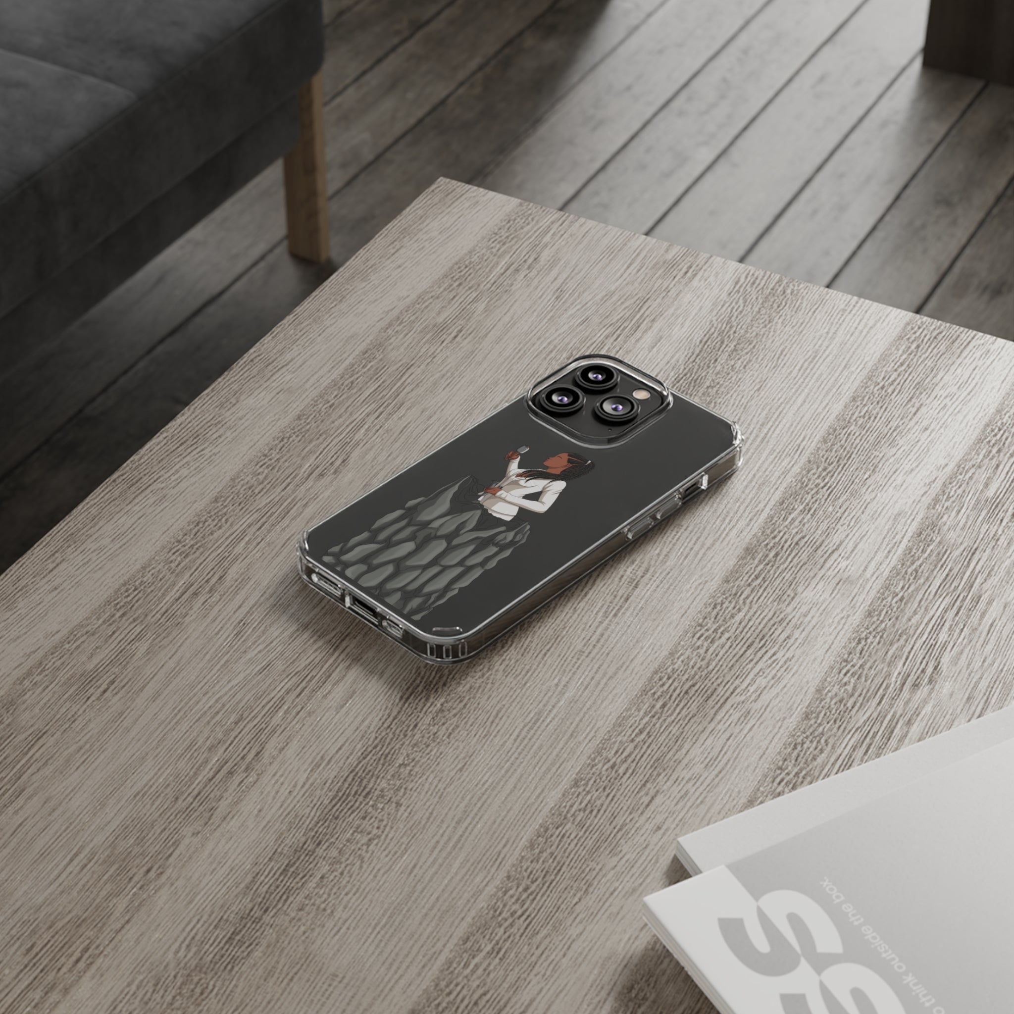 A person working hard to better his/herself - Clear Case - Self-Made Woman #4 - Breakthrough Collection