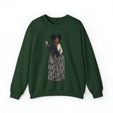 A person working hard to better his/herself - Self-Made Sweatshirt Heavy Blend™ Crewneck - woman #10 - Breakthrough Collection