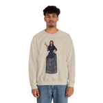A person working hard to better his/herself - Self-Made Sweatshirt Heavy Blend™ Crewneck - woman #9 - Breakthrough Collection