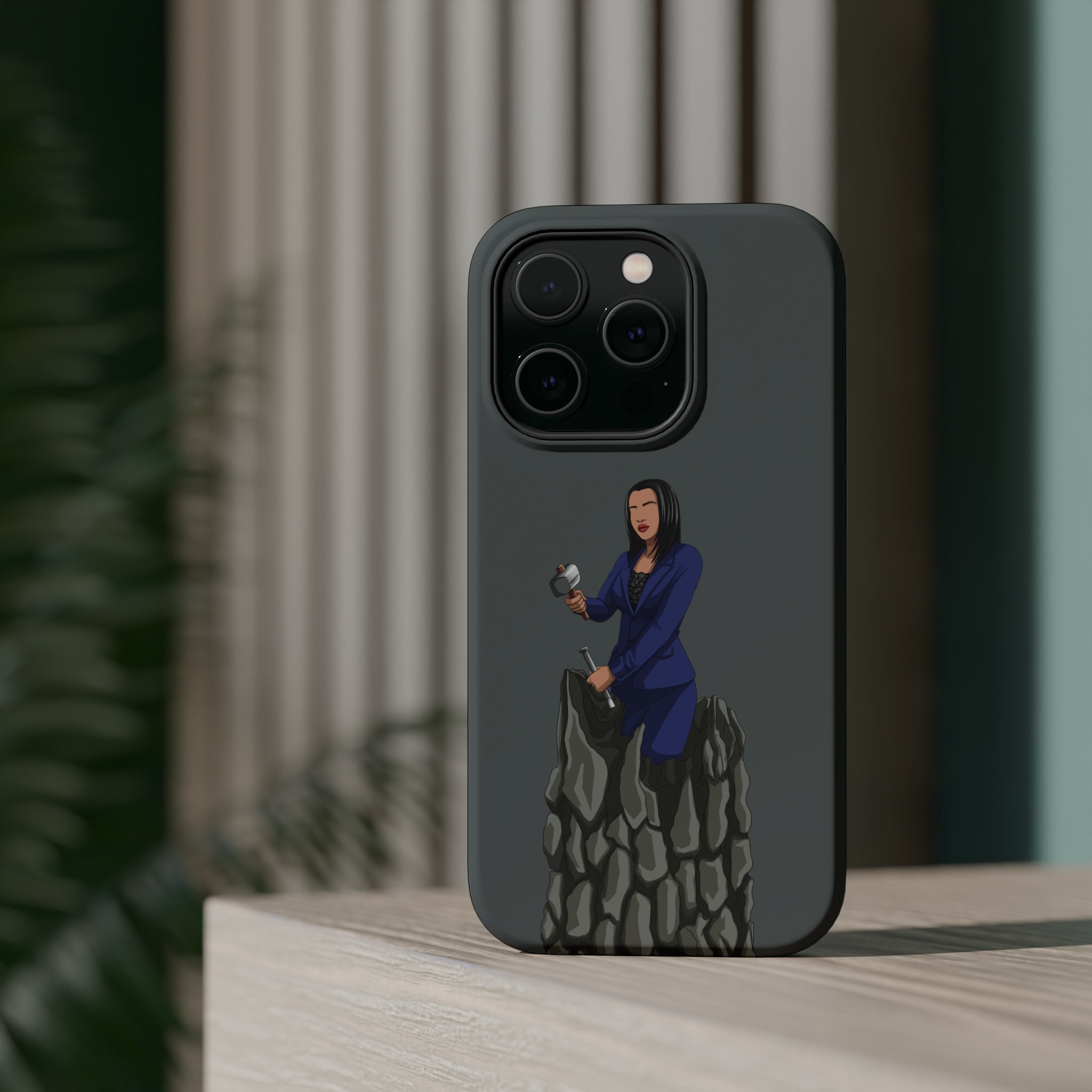 A person working hard to better his/herself - MagSafe Tough Case - self-made woman #2 - Breakthrough Collection