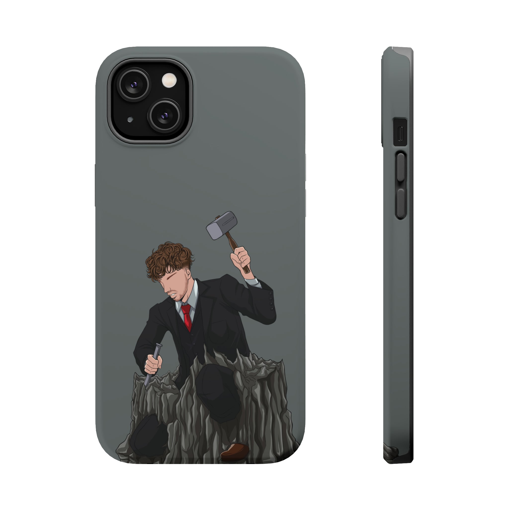 A person working hard to better his/herself - MagSafe Tough Case - Man #17 - Breakthrough Collection