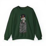 A person working hard to better his/herself - Self-Made Sweatshirt Heavy Blend™ Crewneck - woman #6 - Breakthrough Collection
