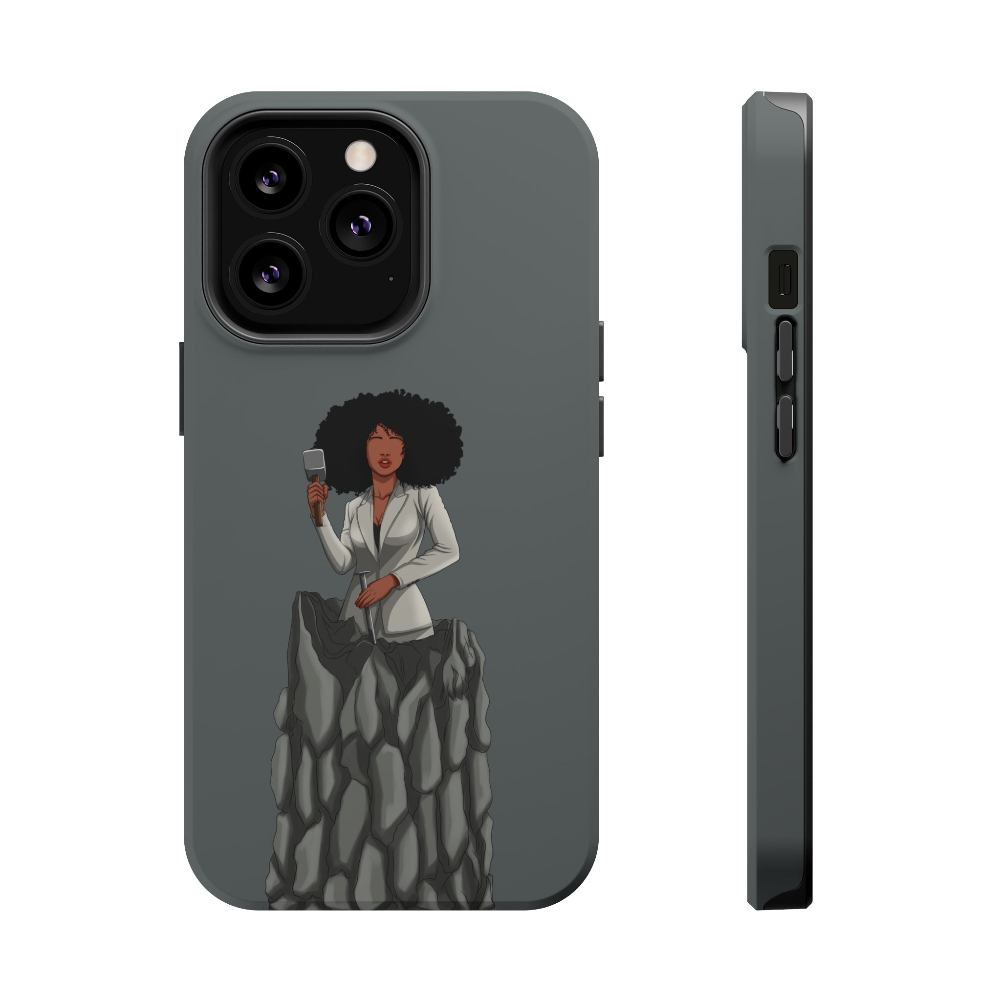 A person working hard to better his/herself - MagSafe Tough Case - self-made woman #6 - Breakthrough Collection