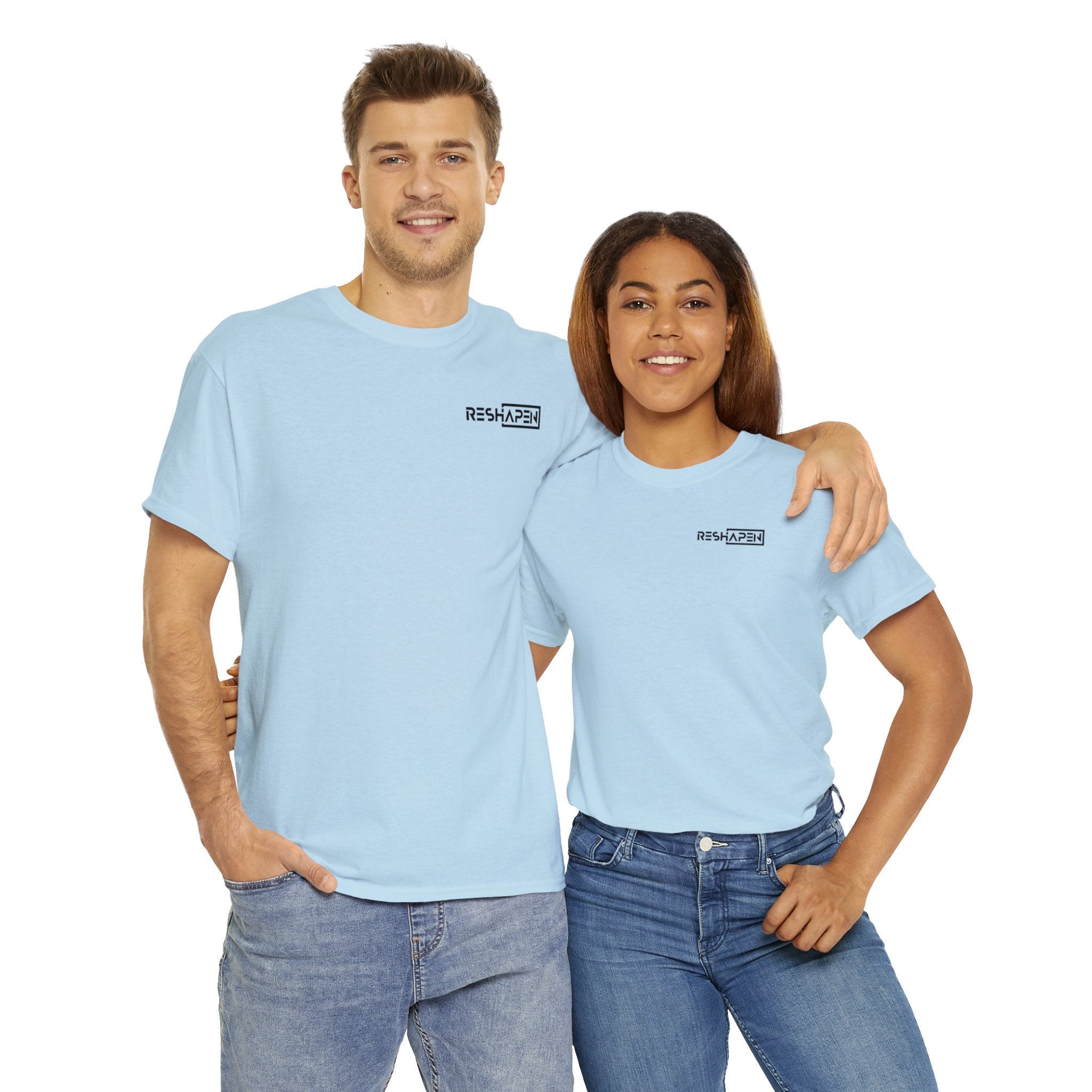 A person working hard to better his/herself - Heavy Cotton Self-Made T-shirt - Reshapen