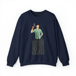 A person working hard to better his/herself - Heavy Blend™ Crewneck Sweatshirt - Man #15 - Breakthrough Collection