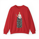 A person working hard to better his/herself - Self-Made Sweatshirt Heavy Blend™ Crewneck - woman #11 - Breakthrough Collection