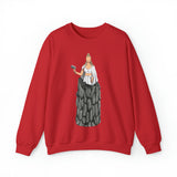A person working hard to better his/herself - Self-Made Sweatshirt Heavy Blend™ Crewneck - woman #11 - Breakthrough Collection
