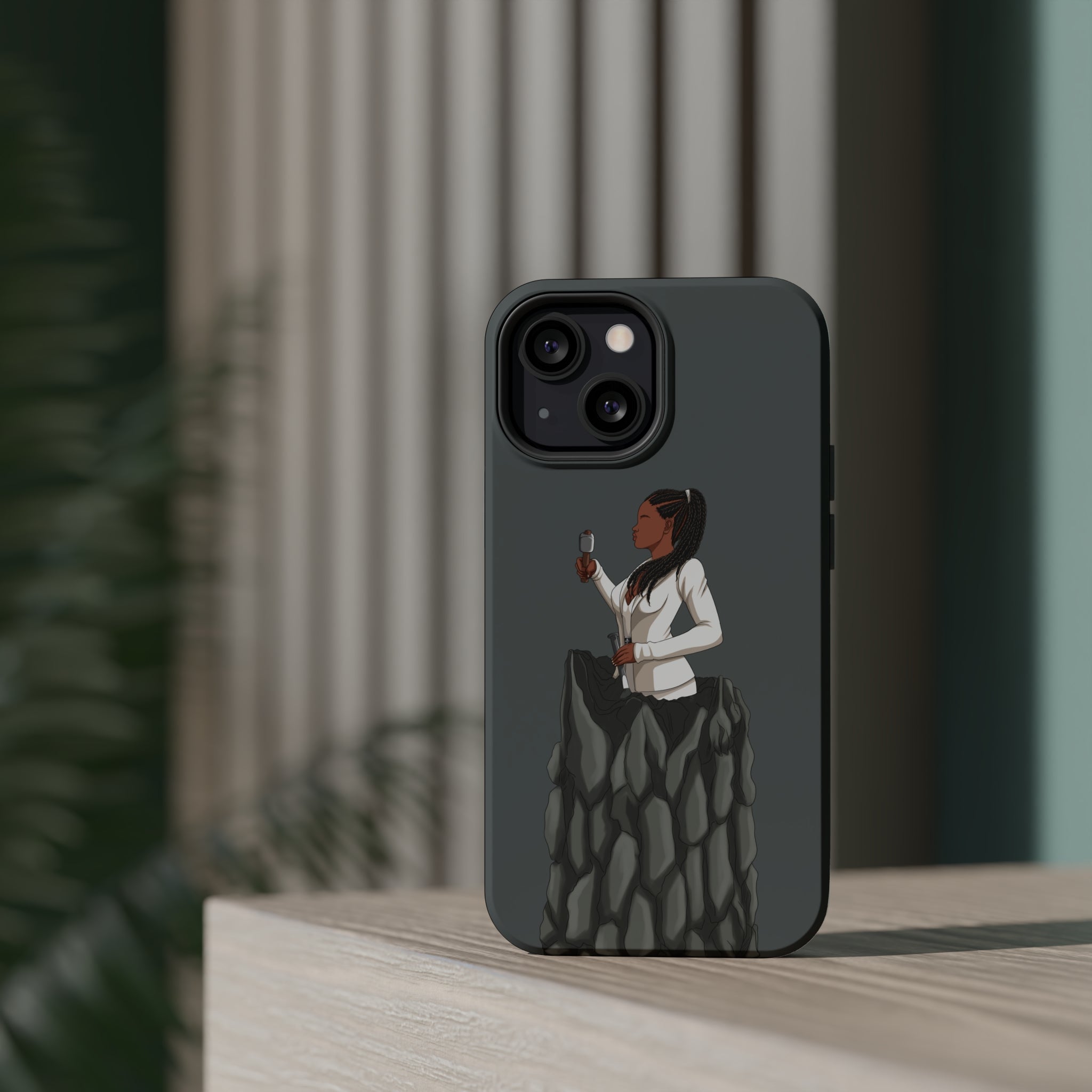 A person working hard to better his/herself - MagSafe Tough Case - self-made woman #4 - Breakthrough Collection