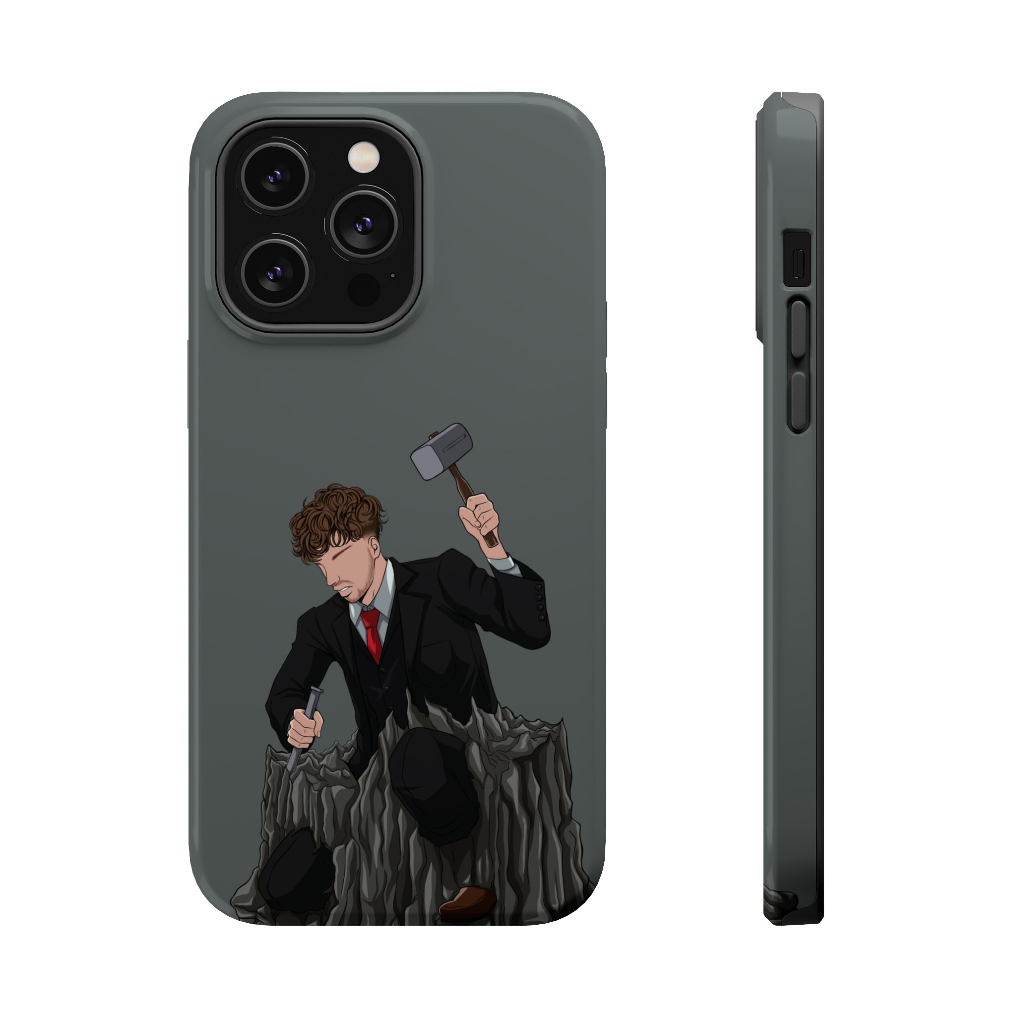 A person working hard to better his/herself - MagSafe Tough Case - Man #17 - Breakthrough Collection