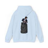 A person working hard to better his/herself - Heavy Blend™ Self-Made Hoodie - Man #4 - Breakthrough Collection